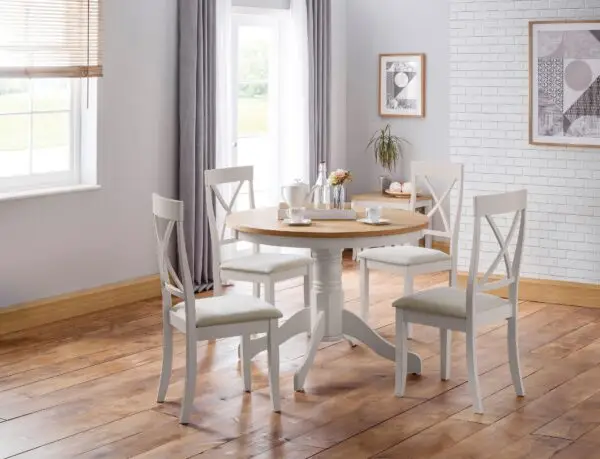 Set Of 2 Davenport Elephant Grey Dining Chairs - Image 9