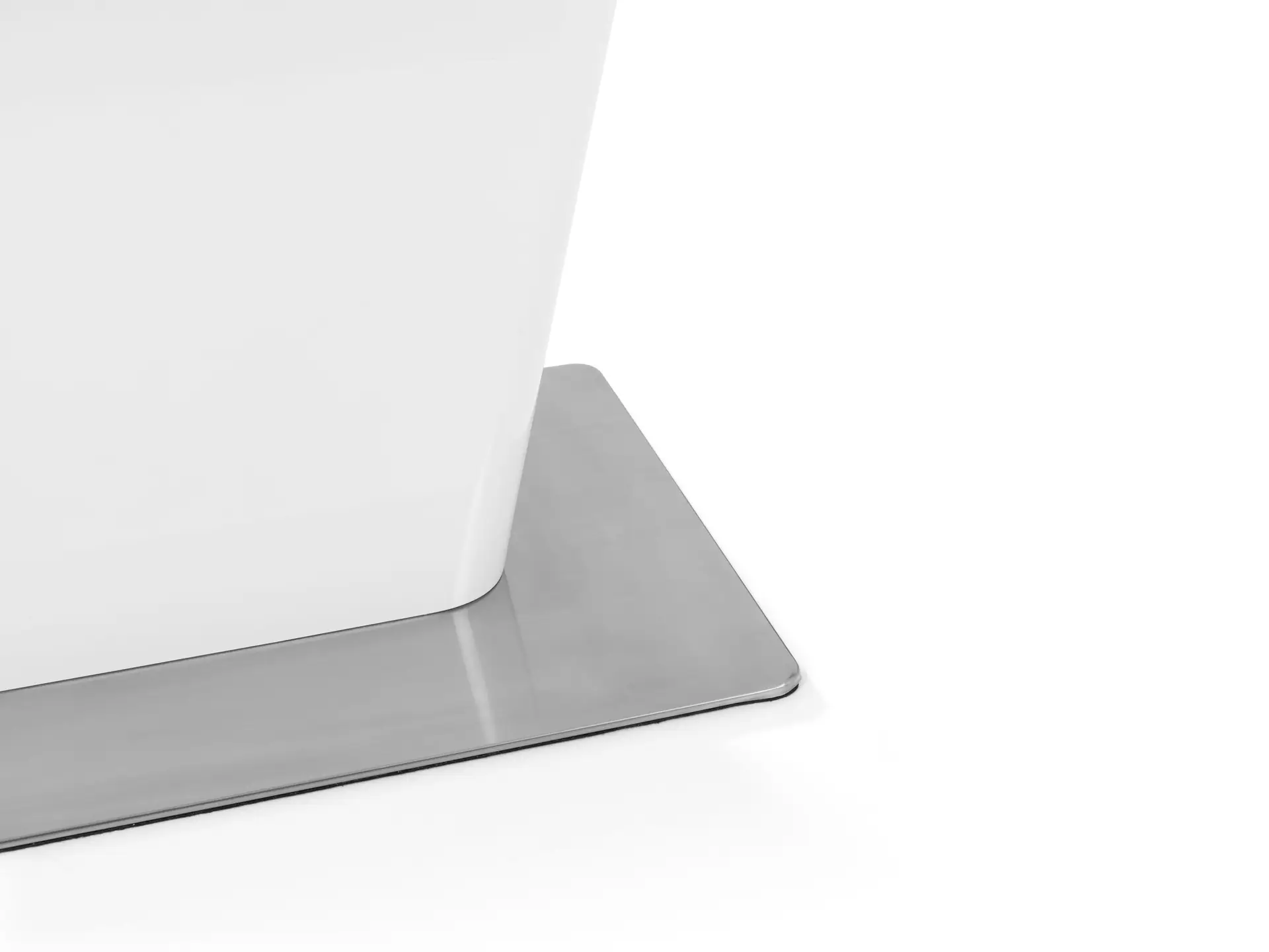 Como High Gloss Extending Table - White - Image 8