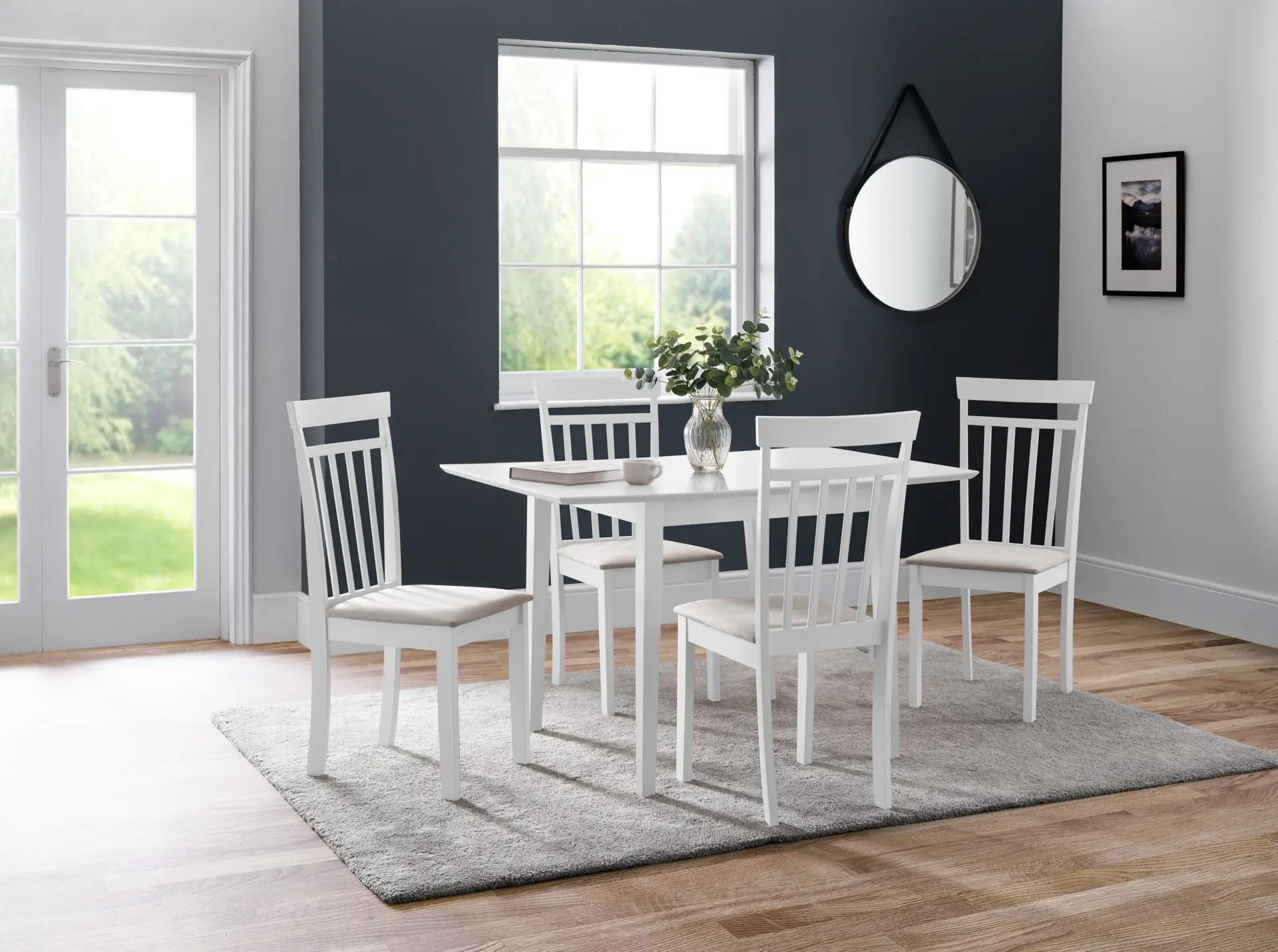 Set Of 2 Coast White Dining Chairs - Image 6