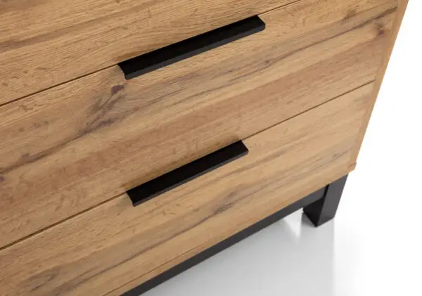 Bali 6 Drawer Wide Chest - Light Oak - Image 7