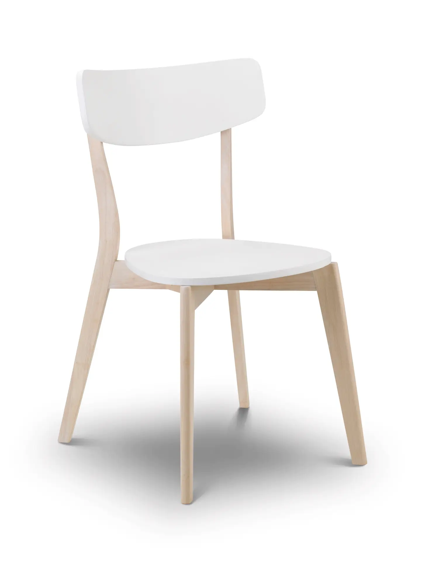 Set Of 2 Casa Dining Chairs White/Oak - Image 2