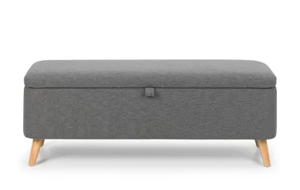 Astrid Blanket Box - Grey - Image 5