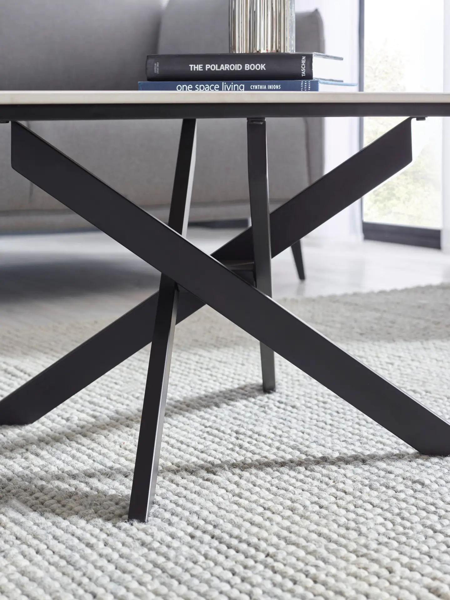 Bradley White Marble Coffee Table - Image 5