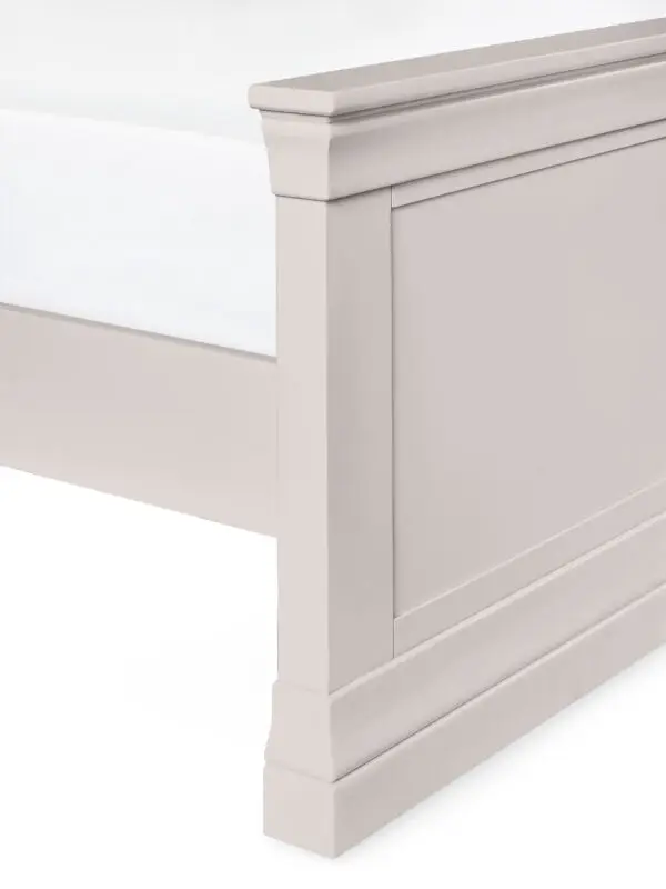 Clermont 135Cm Double Bed - Light Grey - Image 7