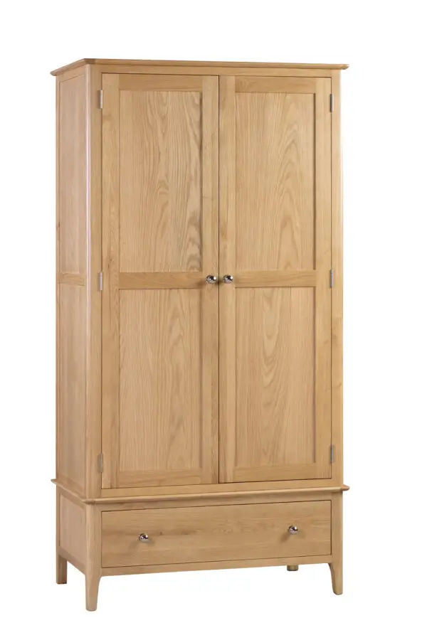 Cotswold 2 Door 1 Drawer Wardrobe - Image 2
