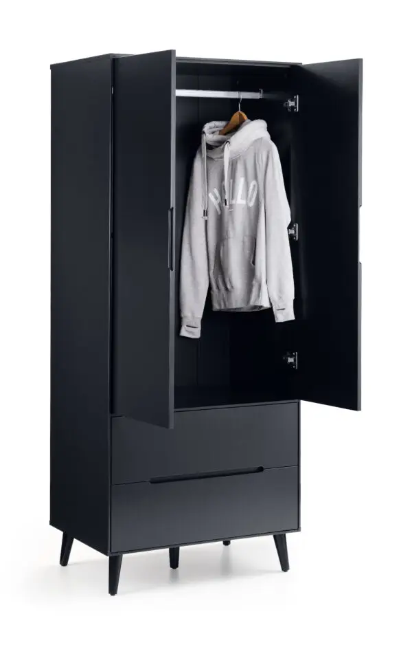 Alicia Combination Wardrobe - Anthracite - Image 4