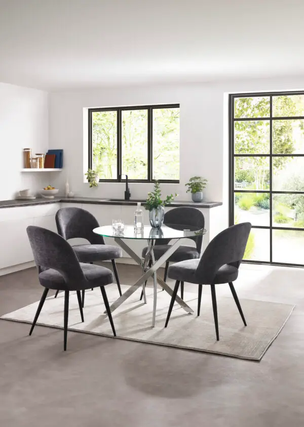 Anderson Round Glass Dining Table - Image 7
