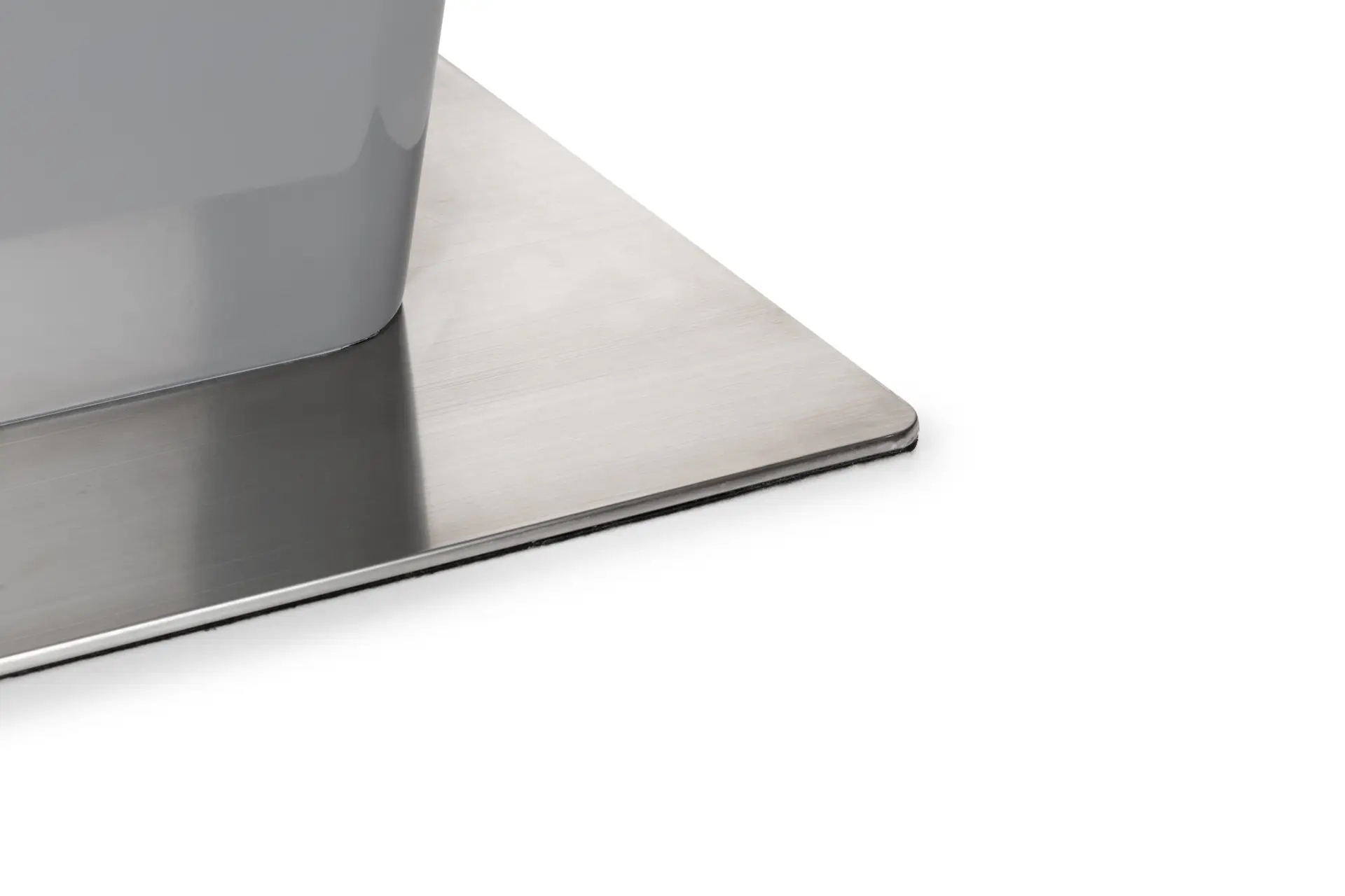 Como High Gloss Extending Table - Grey - Image 7