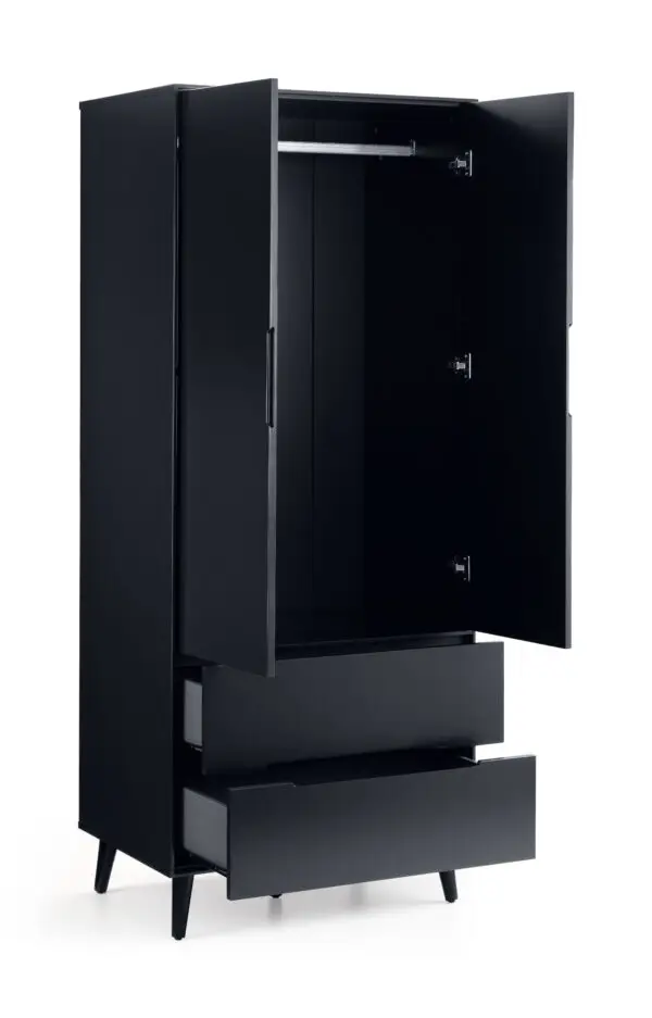 Alicia Combination Wardrobe - Anthracite - Image 3
