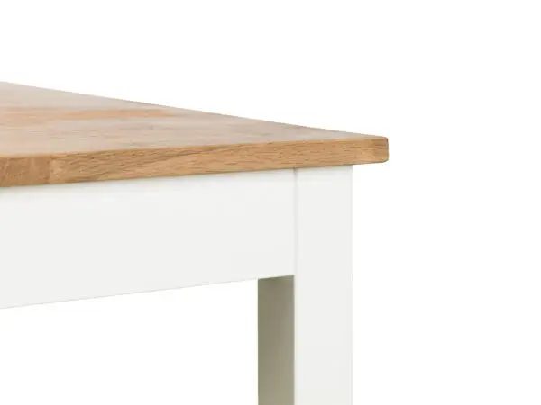 Coxmoor Rectangular Dining Table - Ivory & Oak - Image 6