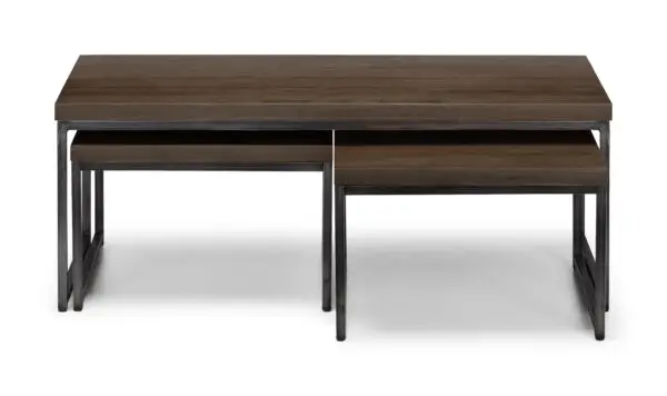 Brooklyn Nesting Coffee Tables - Dark Oak - Image 5