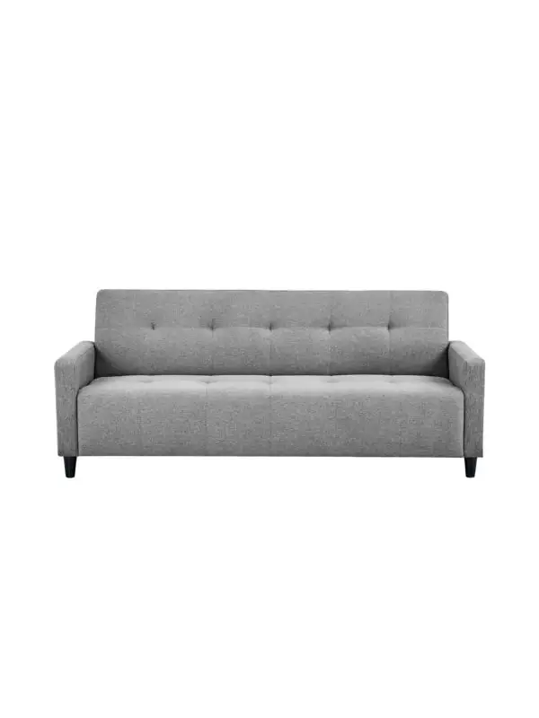 Alfie 3 Seater Grey Linen Storage Sofabed - Image 9