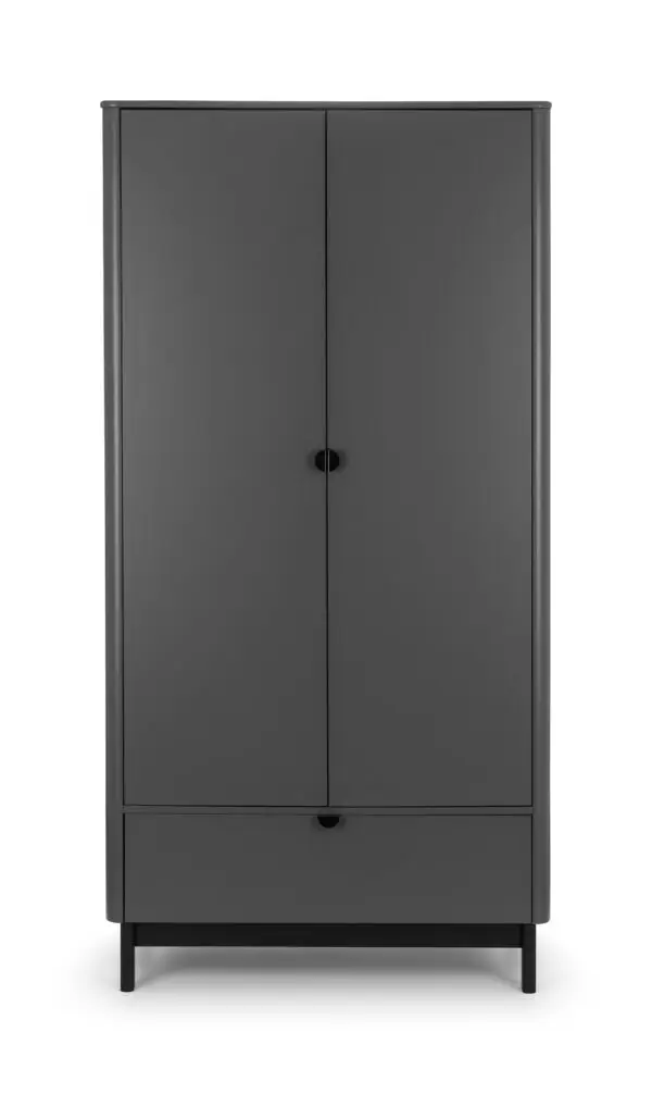 Chloe 2 Door 1 Drawer Wardrobe - Image 5