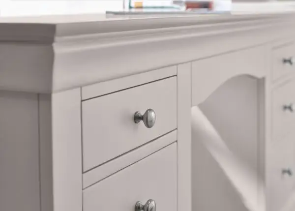 Clermont Dressing Table - Light Grey - Image 6