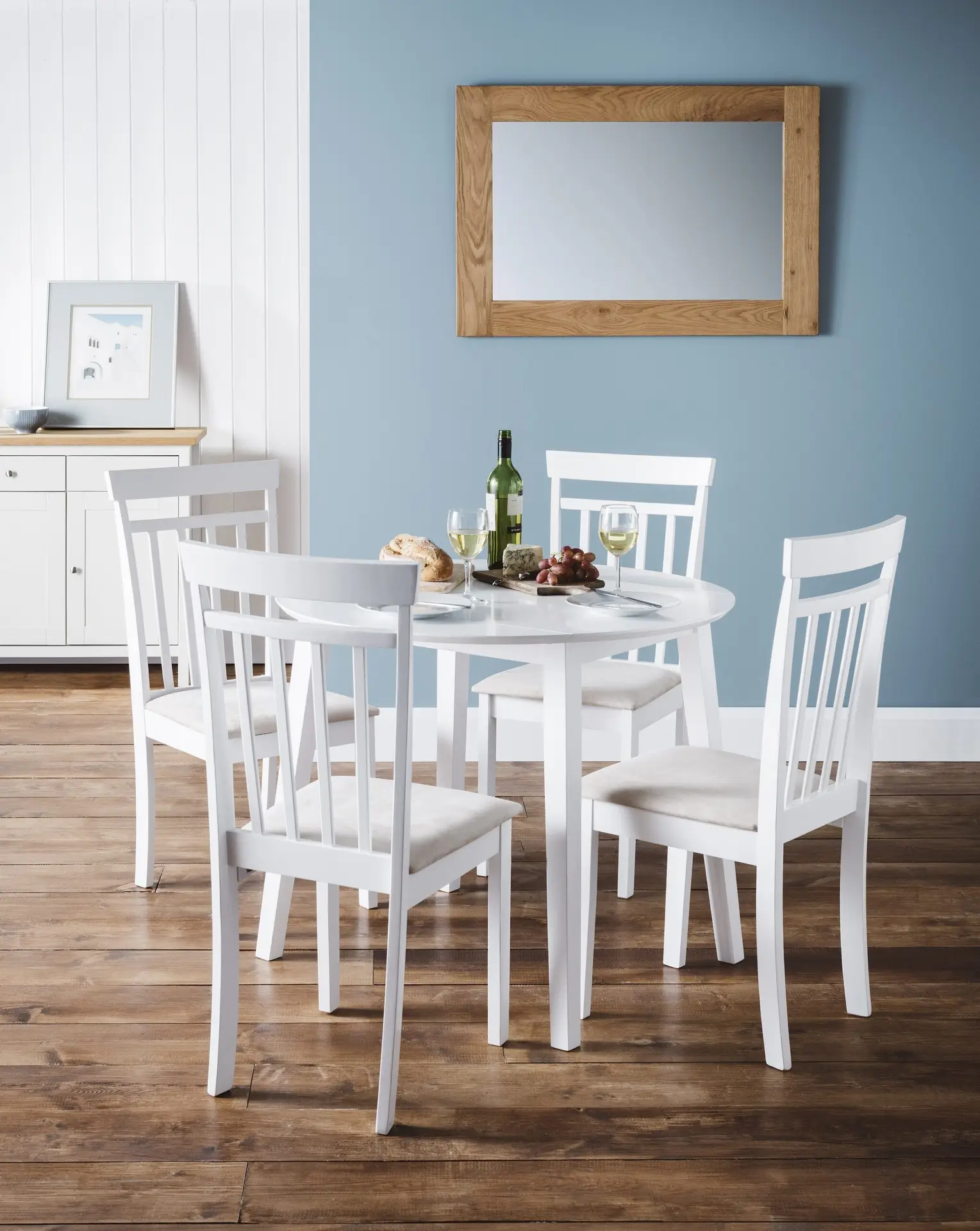 Set Of 2 Coast White Dining Chairs - Image 7