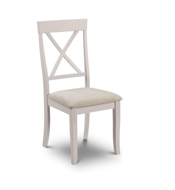 Set Of 2 Davenport Elephant Grey Dining Chairs - Image 3
