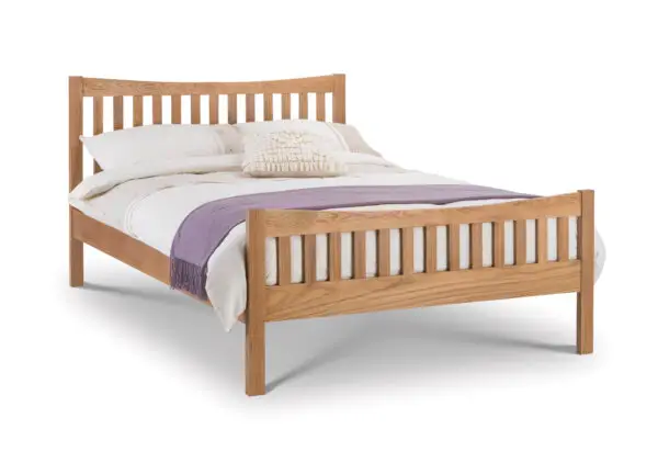 Bergamo Oak 150cm King Bed - Image 2