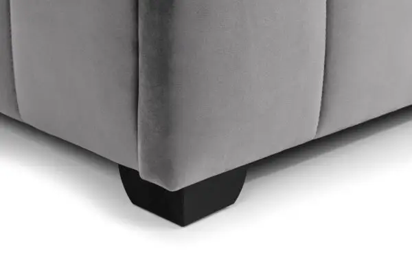 Gatsby 150cm King Bed - Light Grey - Image 8