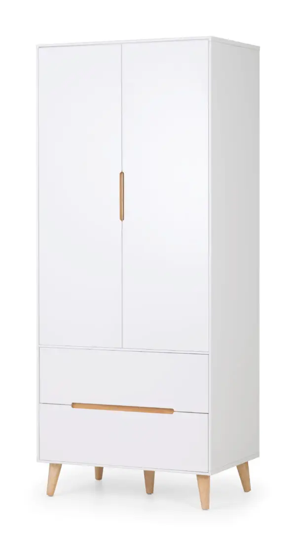 Alicia Combination Wardrobe - White - Image 2