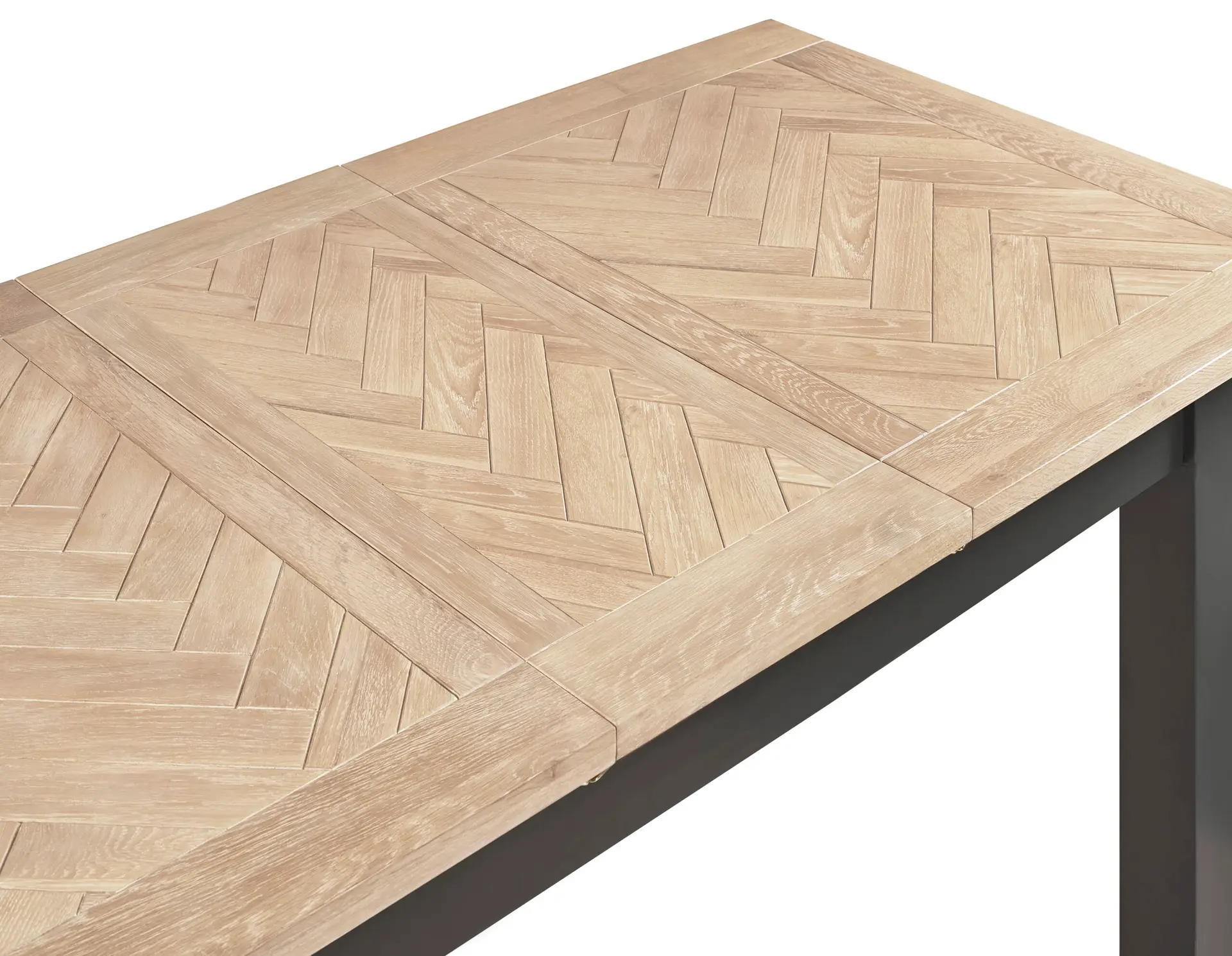 Bordeaux Extending Dining Table Dark Grey - Image 6