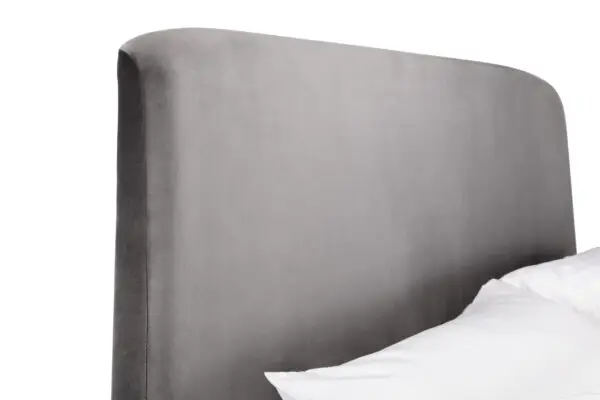 Frida Ottoman Storage 150cm King Bed - Grey - Image 6