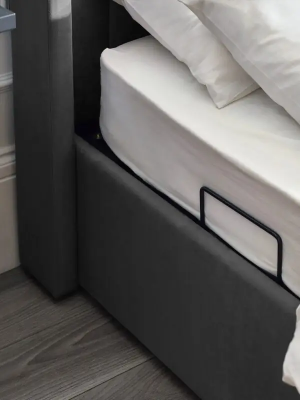 Clara Ottoman TV Bed 150cm - Dark Grey - Image 21