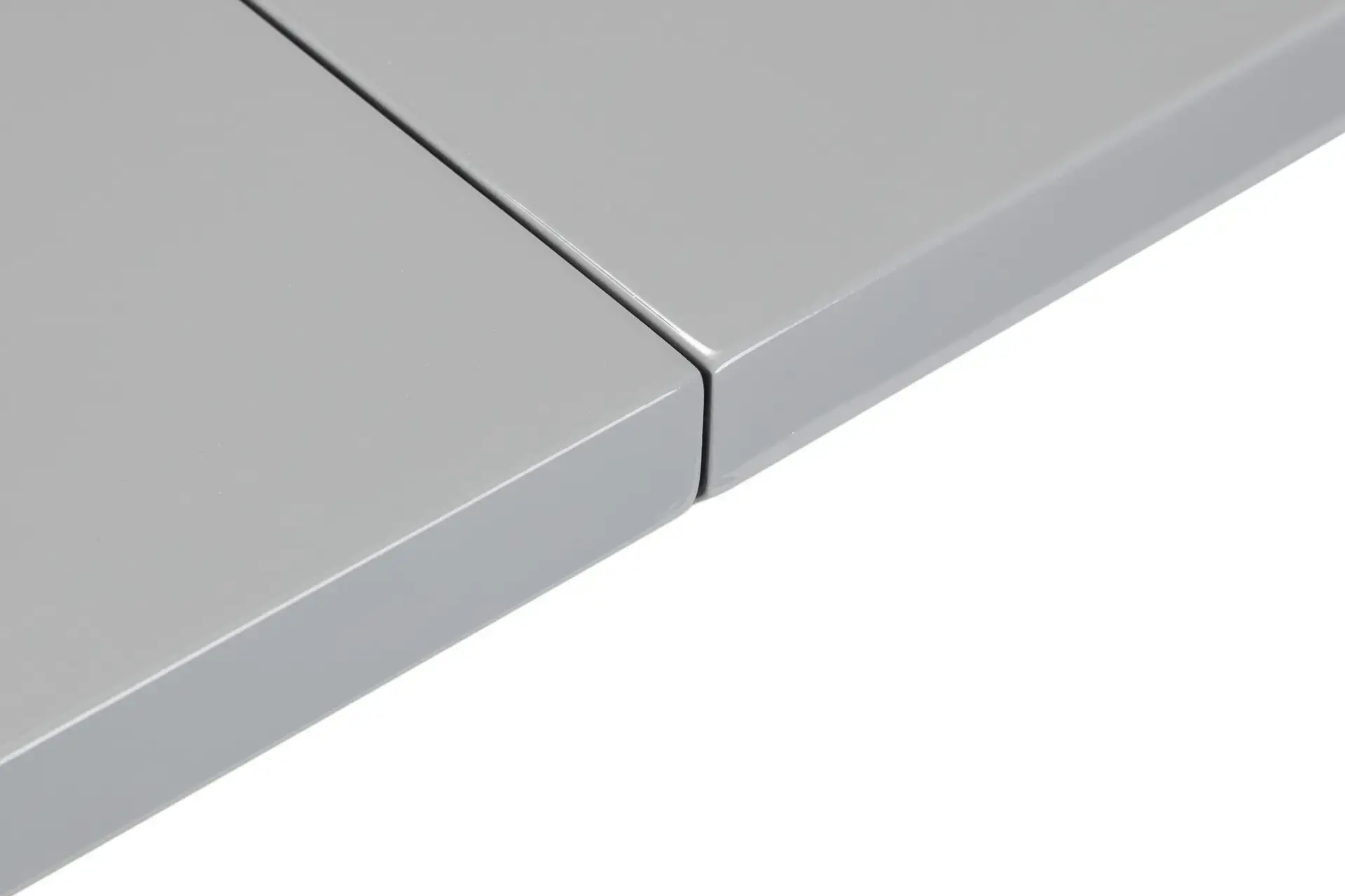 Como High Gloss Extending Table - Grey - Image 6