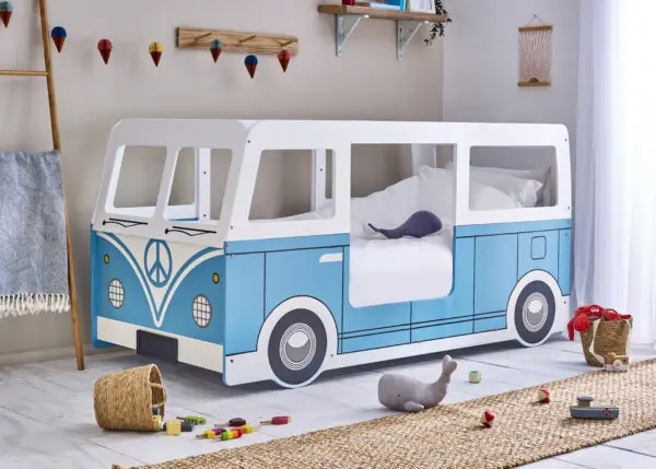 Campervan Bed - Light Blue - Image 4