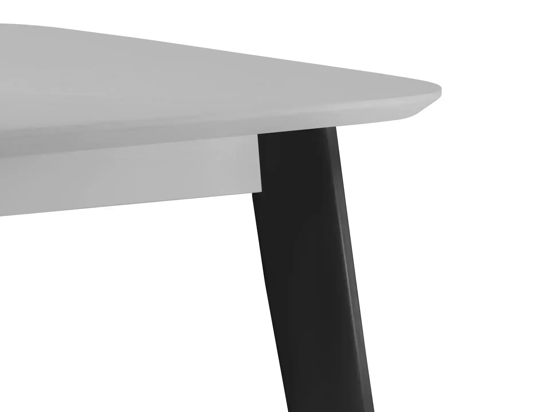 Casa Rectangular Dining Table - Grey/Black - Image 3