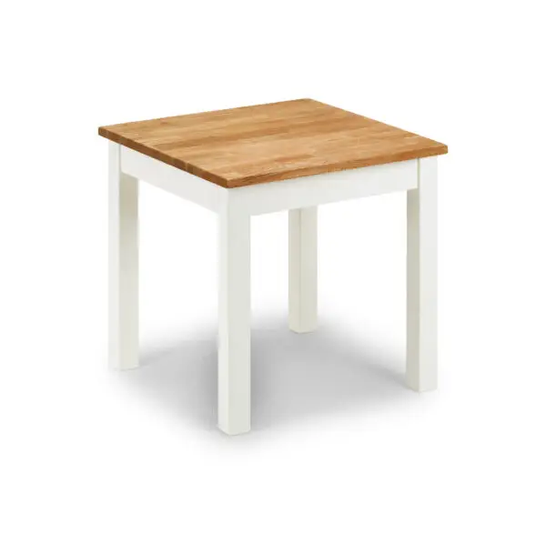Coxmoor Lamp Table - Ivory & Oak - Image 2