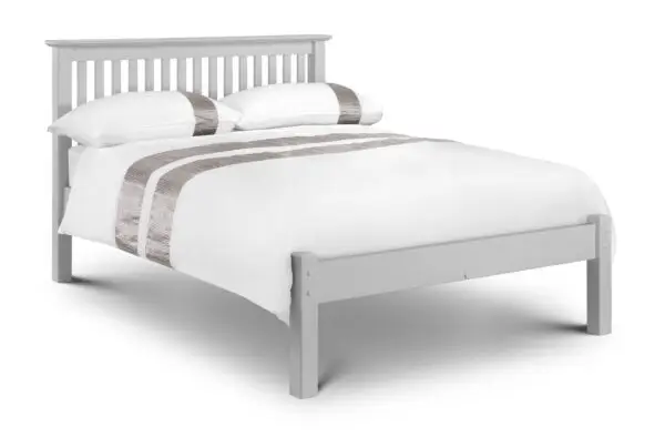 Barcelona Grey Low Footend 135cm Double Bed - Image 2