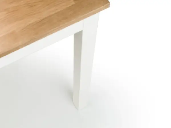 Coxmoor Rectangular Dining Table - Ivory & Oak - Image 5