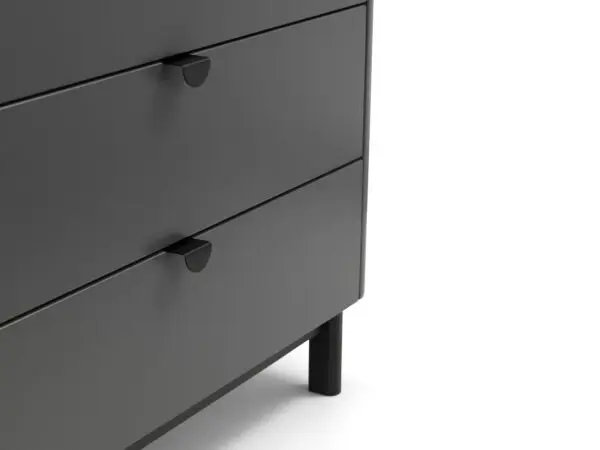 Chloe Storm Grey 4 Drawer Chest - Image 8