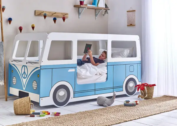 Campervan Bed - Light Blue - Image 5