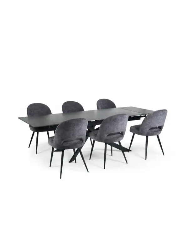 Set Of 2 Ella Dining Chairs - Onyx - Image 6