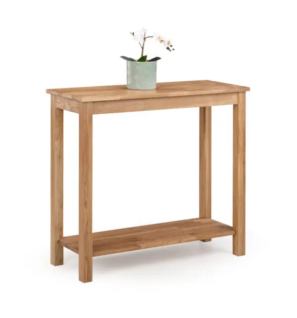 Coxmoor 90cm Console Table - Oak - Image 3