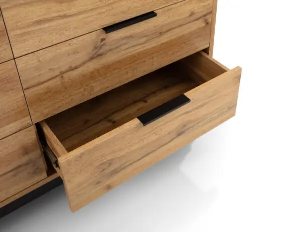 Bali 6 Drawer Wide Chest - Light Oak - Image 9