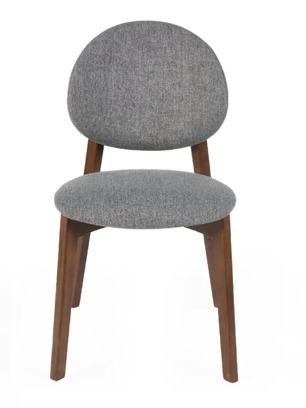 Set of 2 Artemis Walnut and 
Grey Dining Chairs - Image 4
