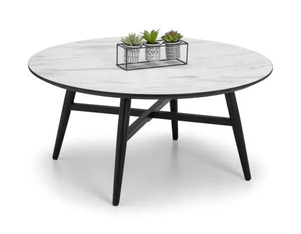 Firenze Marble Effect Coffee Table - Image 3