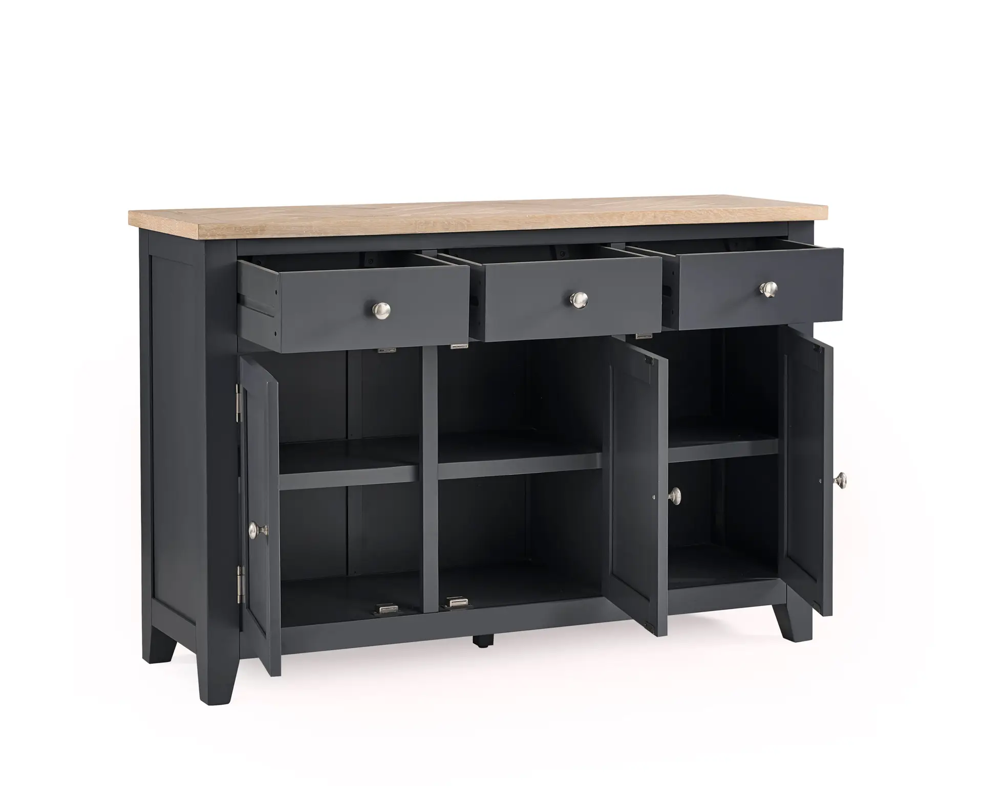 Bordeaux Sideboard Dark Grey - Image 3