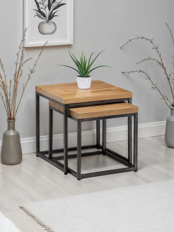 Brooklyn Nesting Lamp Tables - Oak