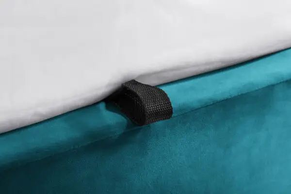 Frida Ottoman Storage 135cm Double Bed - Teal - Image 9