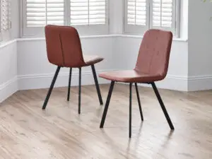 Set Of 2 Goya Chairs Antique Brown