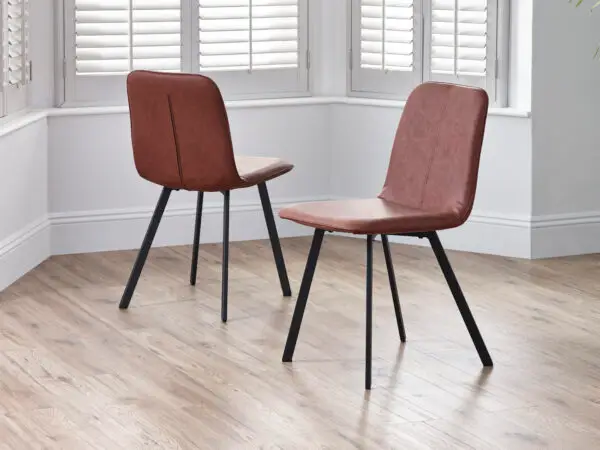 Set Of 2 Goya Chairs Antique Brown