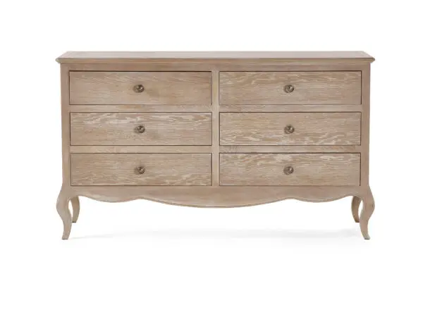 Camille 6 Drawer Wide Chest - Image 4