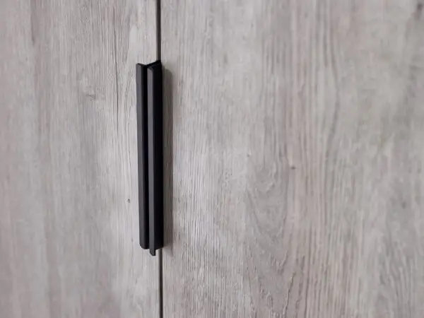 Bali 2 Door 1 Drawer Wardrobe - Grey Oak - Image 7