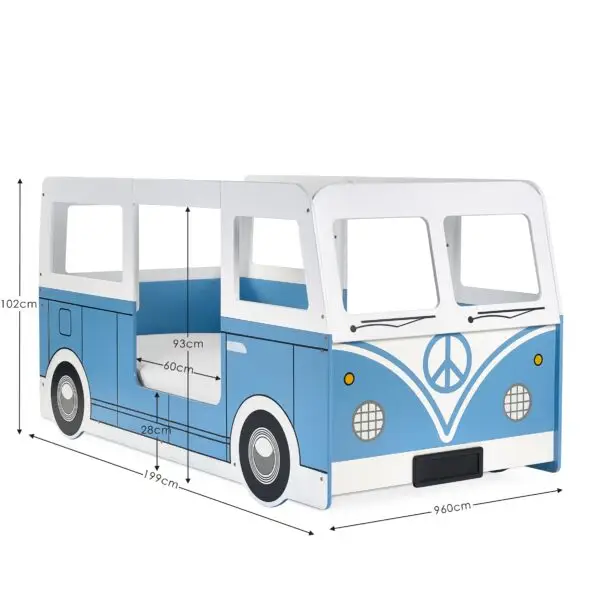 Campervan Bed - Light Blue - Image 17