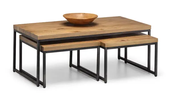 Brooklyn Nesting Coffee Tables - Oak - Image 3