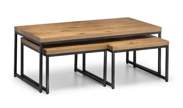 Brooklyn Nesting Coffee Tables - Oak - Image 2