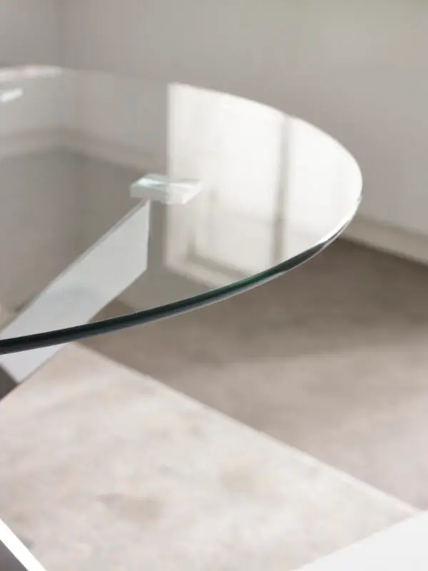 Anderson Round Glass Dining Table - Image 4